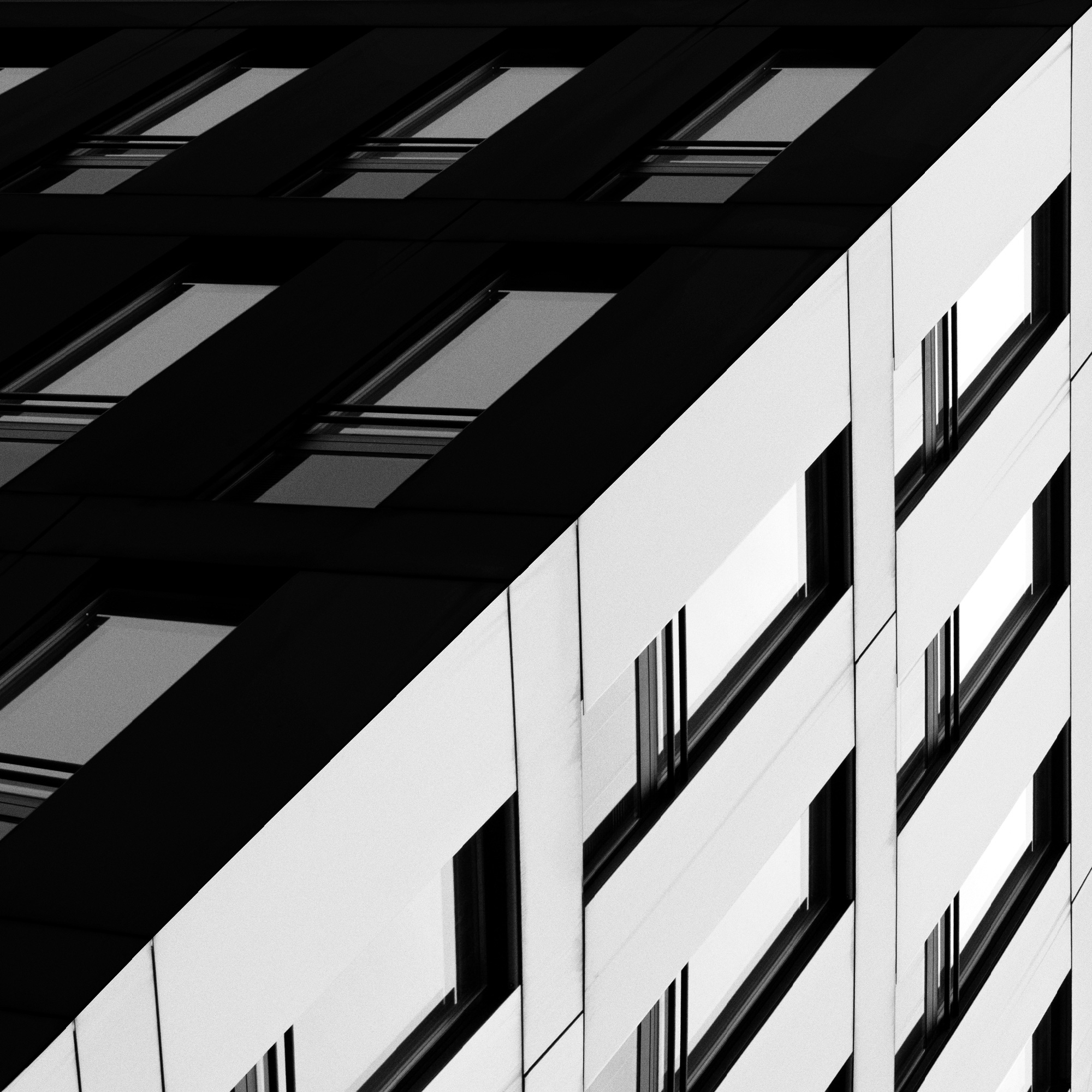 black and white abstract design street photography