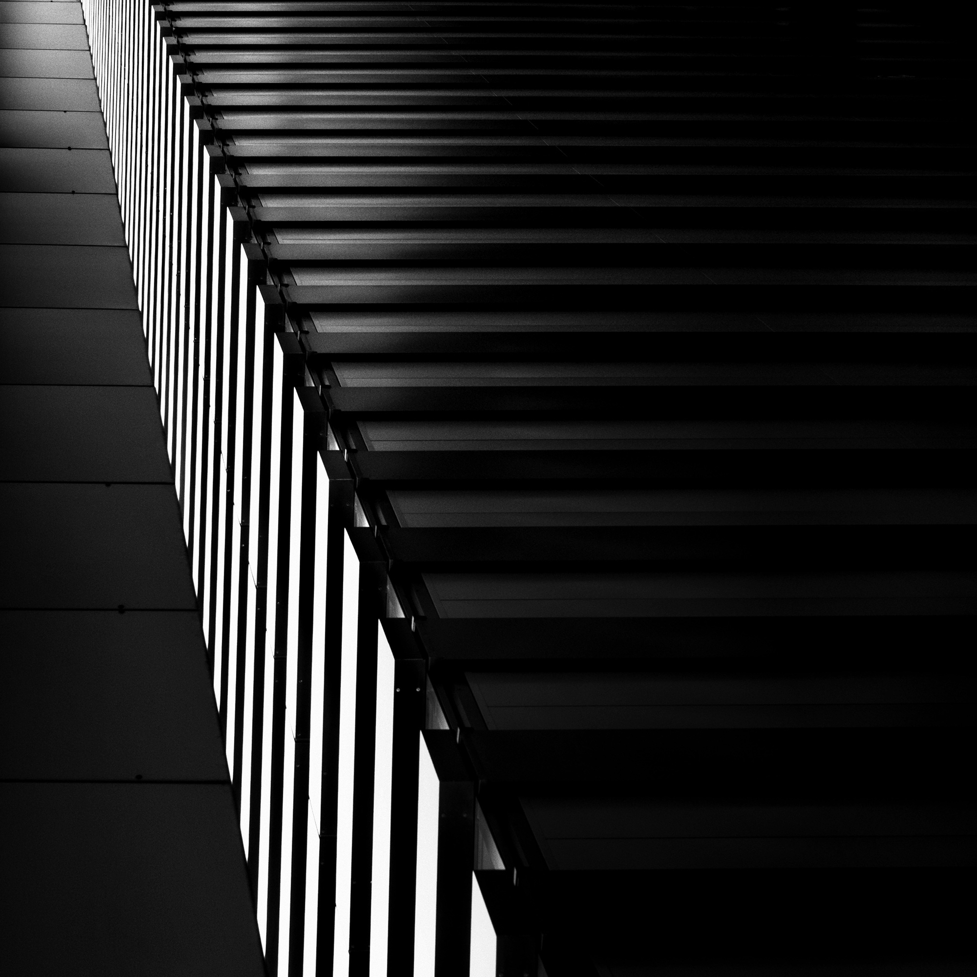 black and white abstract design street photography