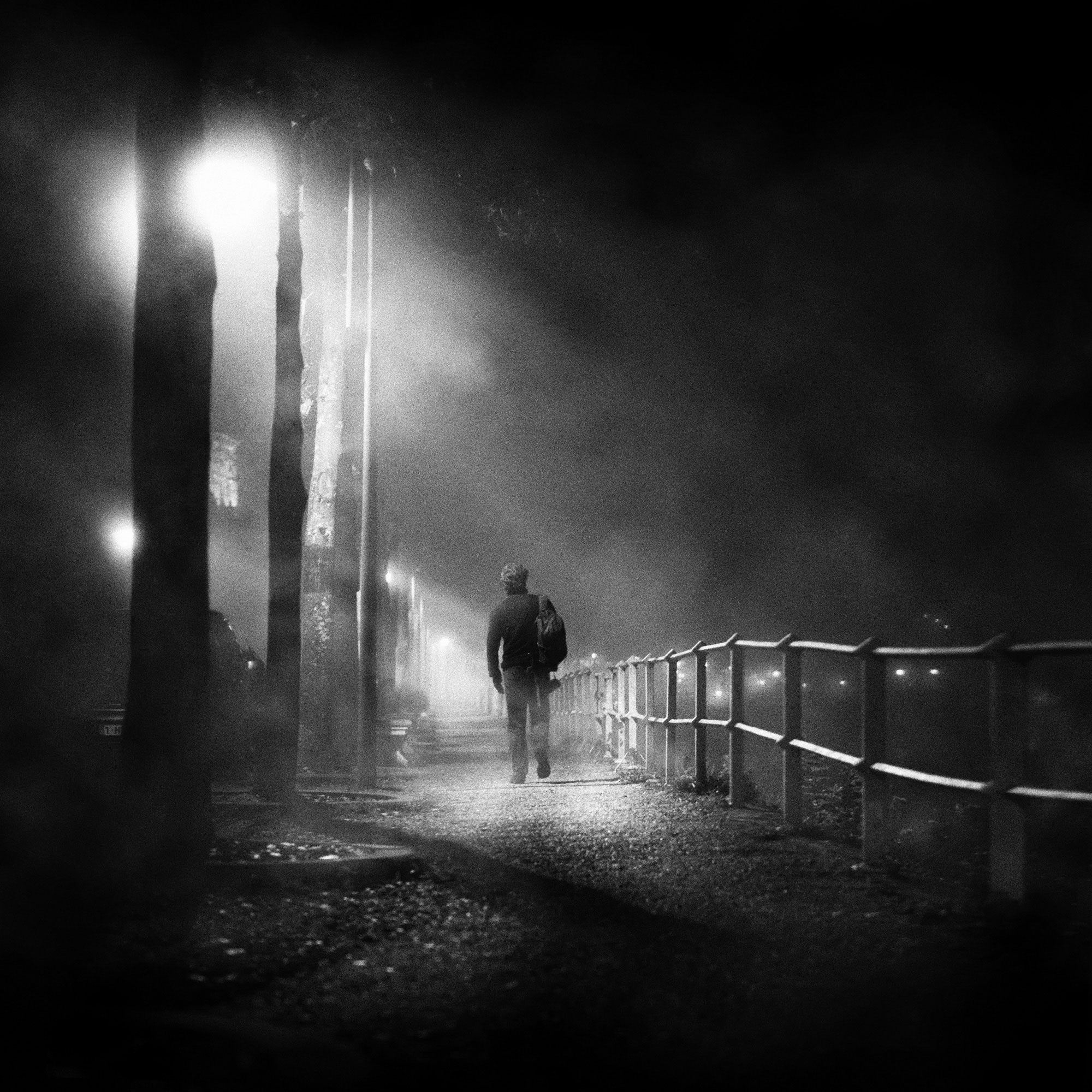 Black and White mist photography