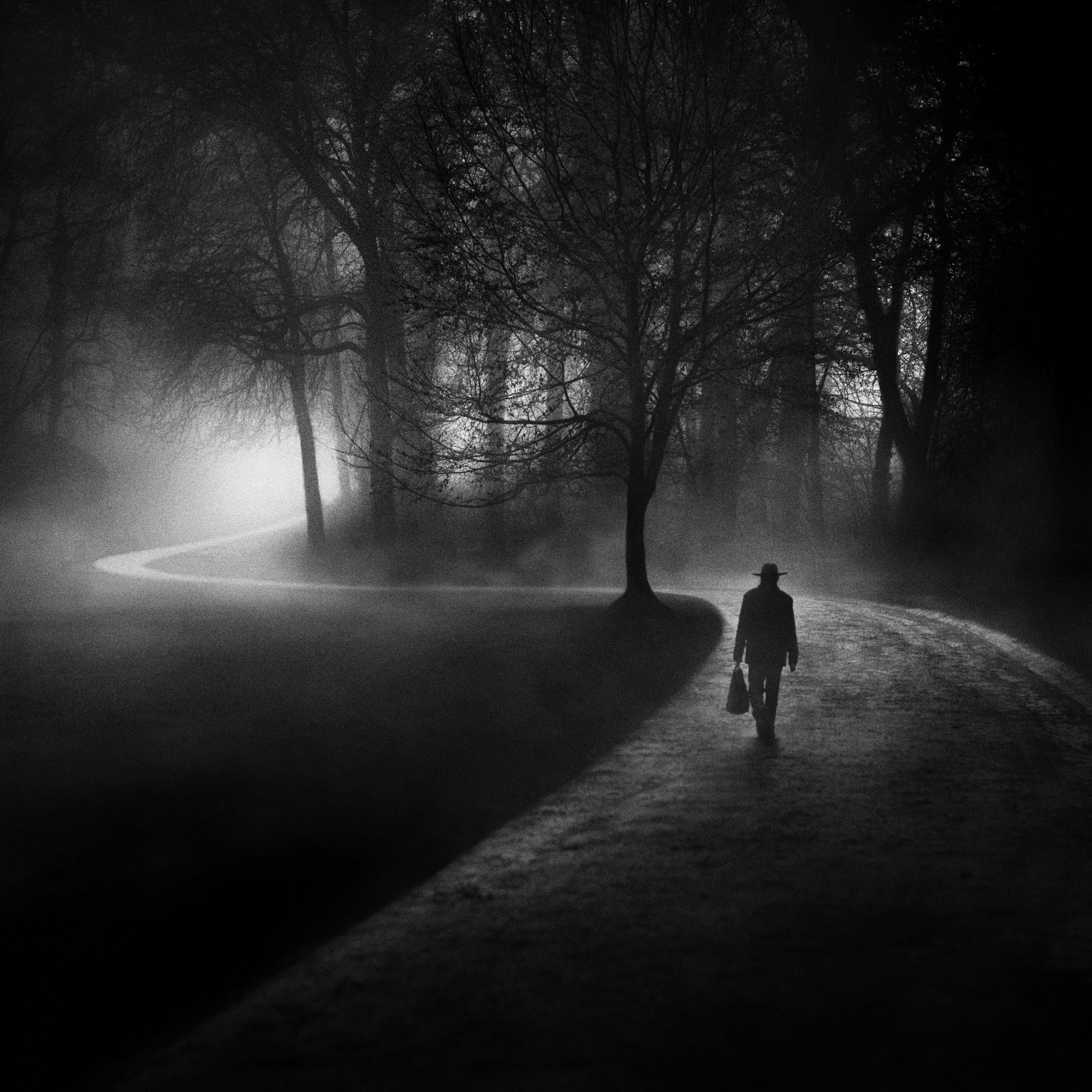Black and White mist photography