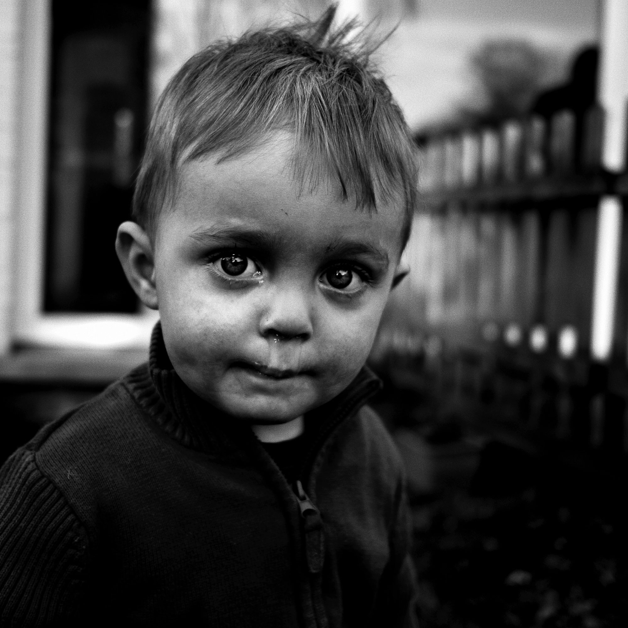 Black and White children portrait photography