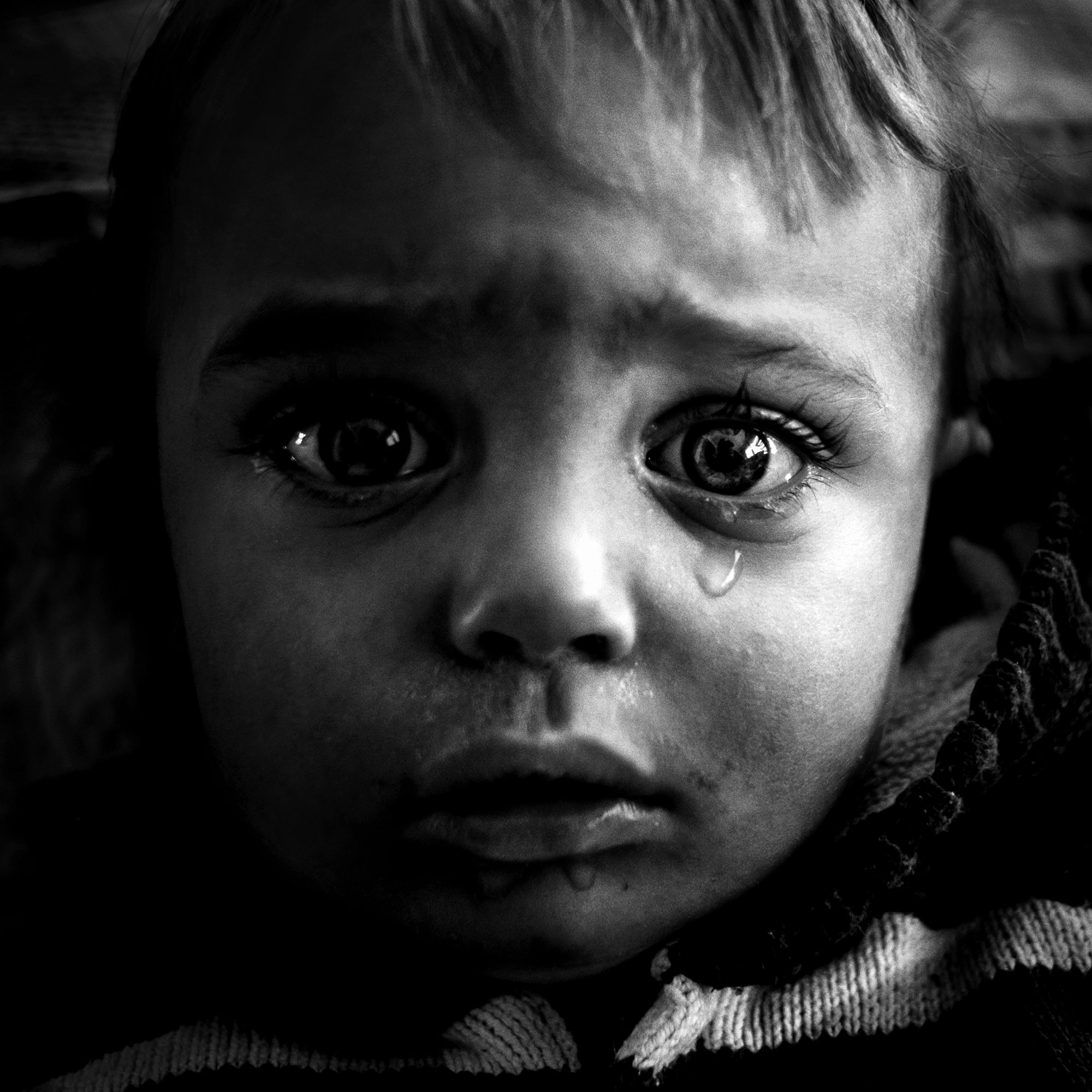 Black and White children portrait photography