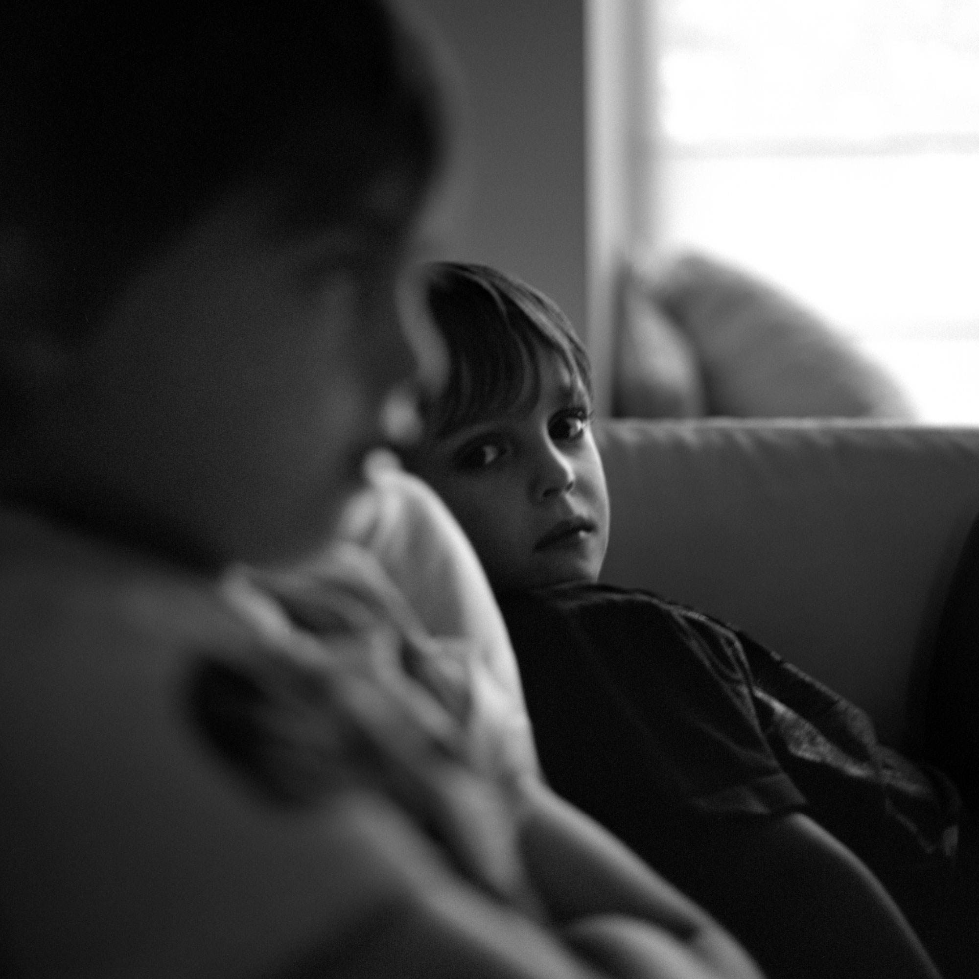 Black and White children portrait photography