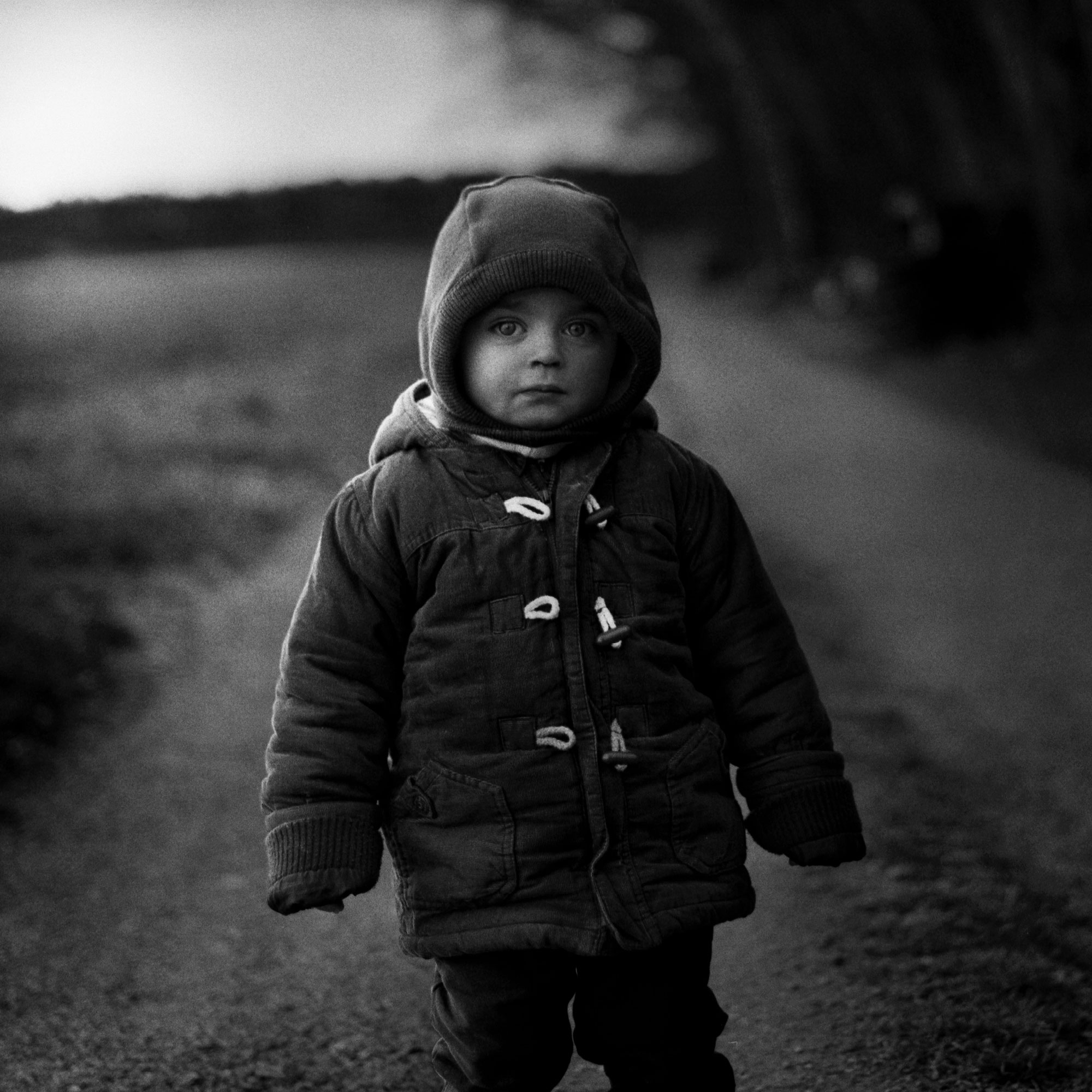 Black and White children portrait photography