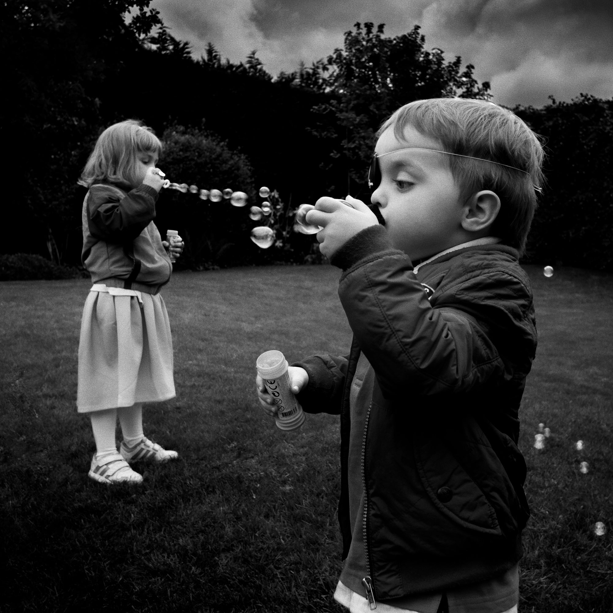 Black and White children portrait photography