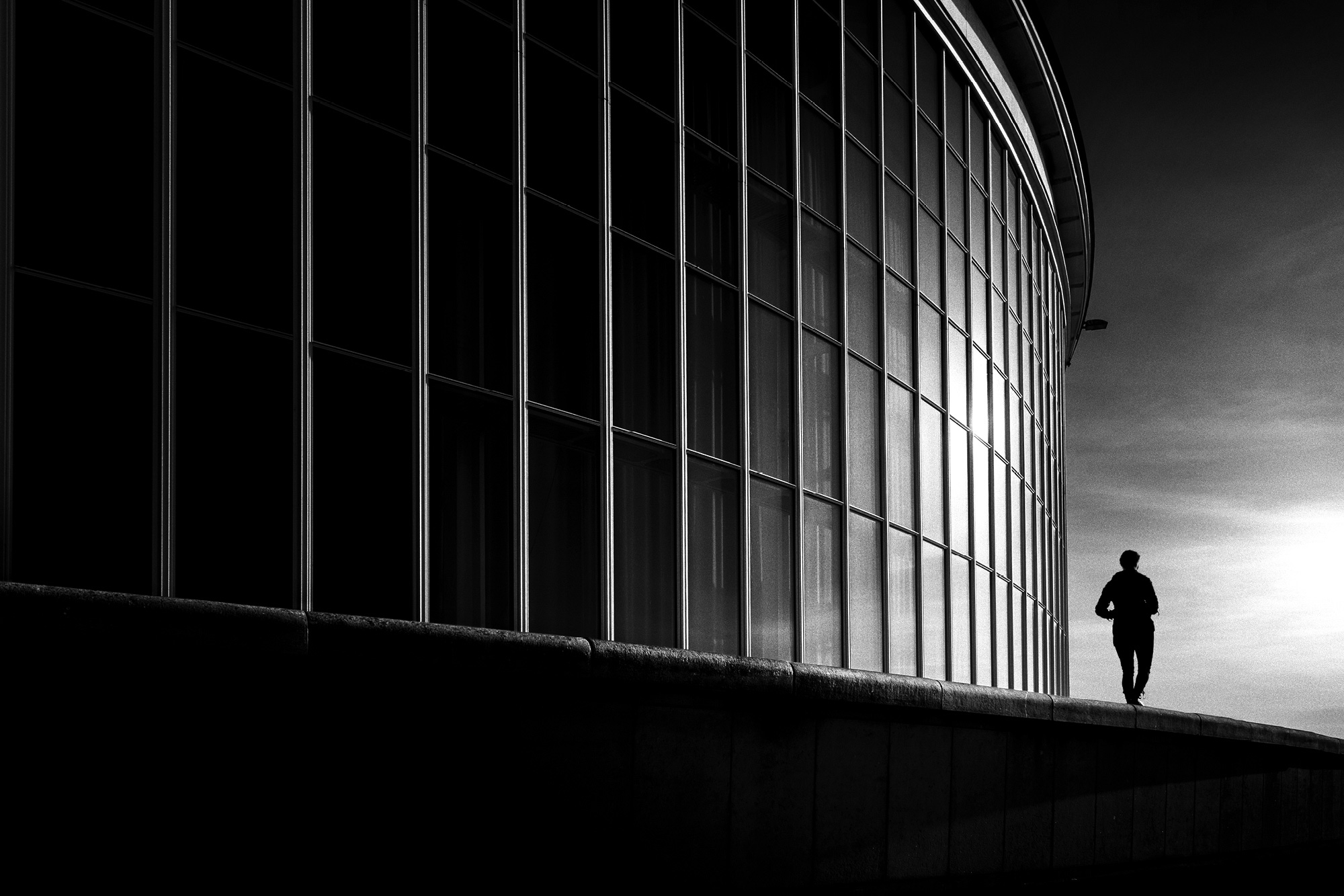 black and white urban street photography