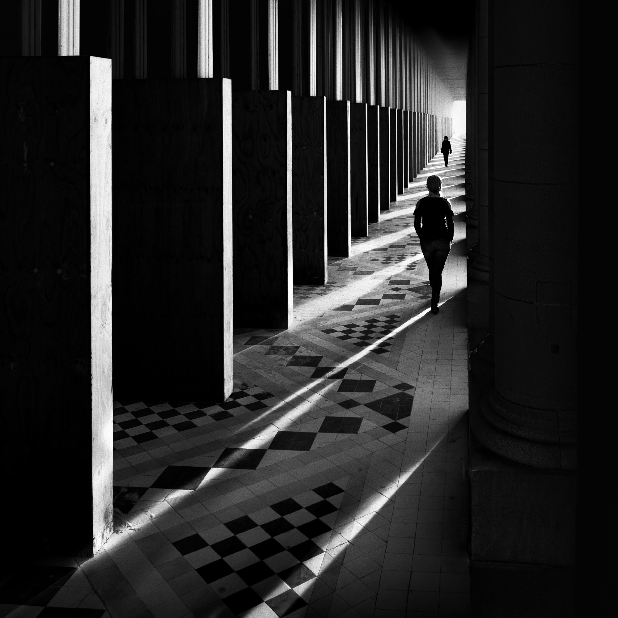 black and white urban street photography