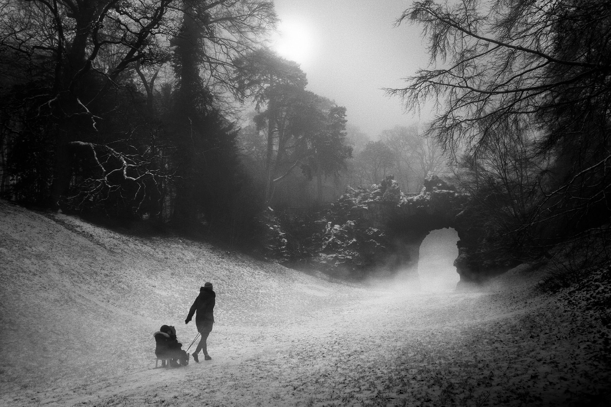 Black and White mist photography