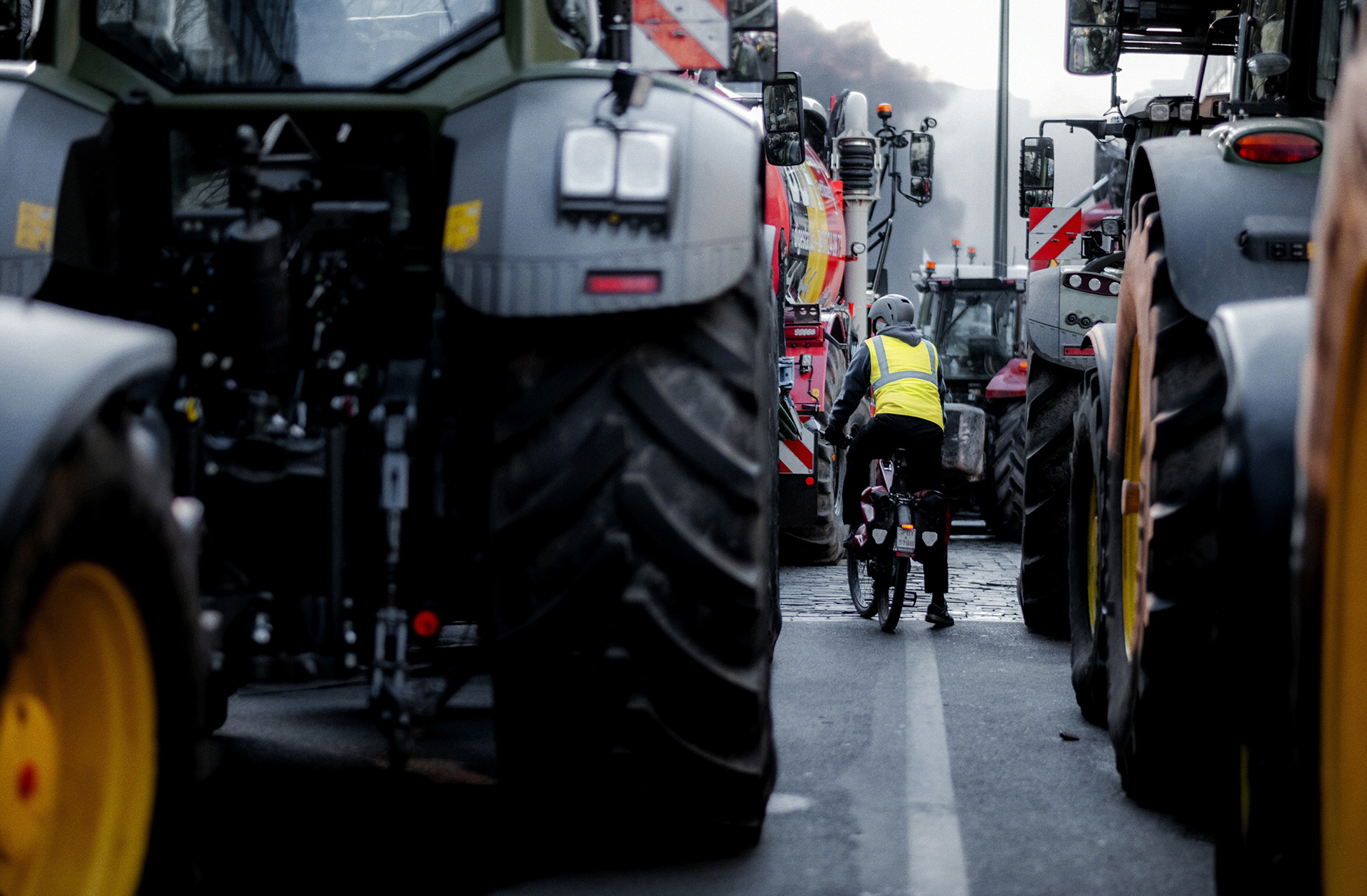 Agriculteurs en Colère, Bruxelles Manifestation, Agriculteurs, Europe