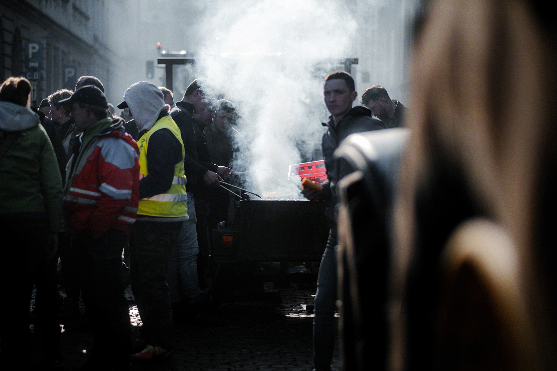 Agriculteurs en Colère, Bruxelles Manifestation, Agriculteurs, Europe