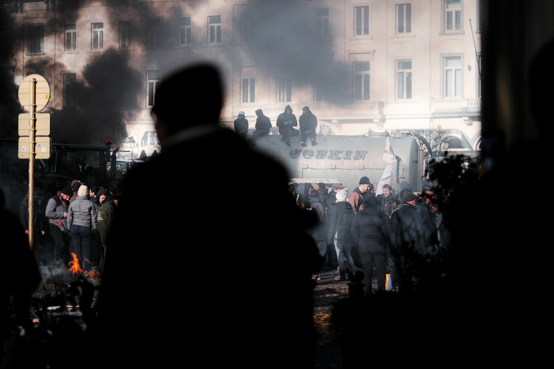 Agriculteurs en Colère, Bruxelles Manifestation, Agriculteurs, Europe